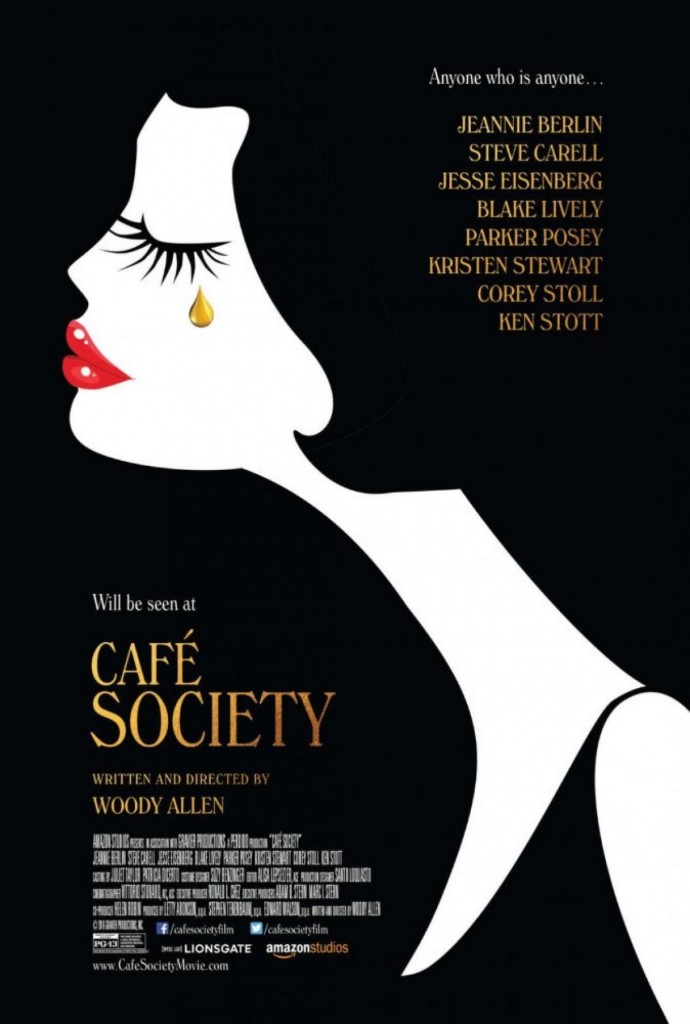 Nós achamos lindo o poster de "Café Society", novo filme escrito e dirigido por Woody Allen